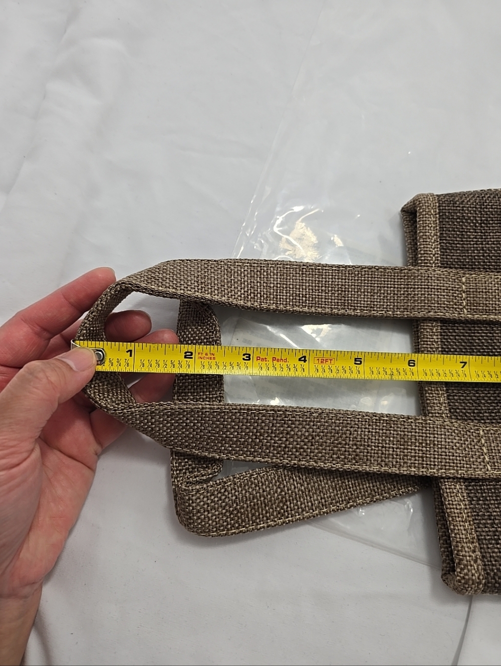NWT Starbucks Merchandise Brown Goddess Style Cotton Linen Travel Mug Bag - Picture 12 of 13